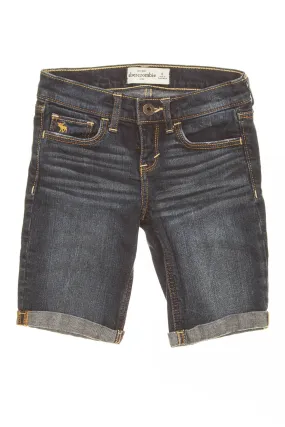 Abercrombie Kids - Dark Wash Bermuda Shorts - 8