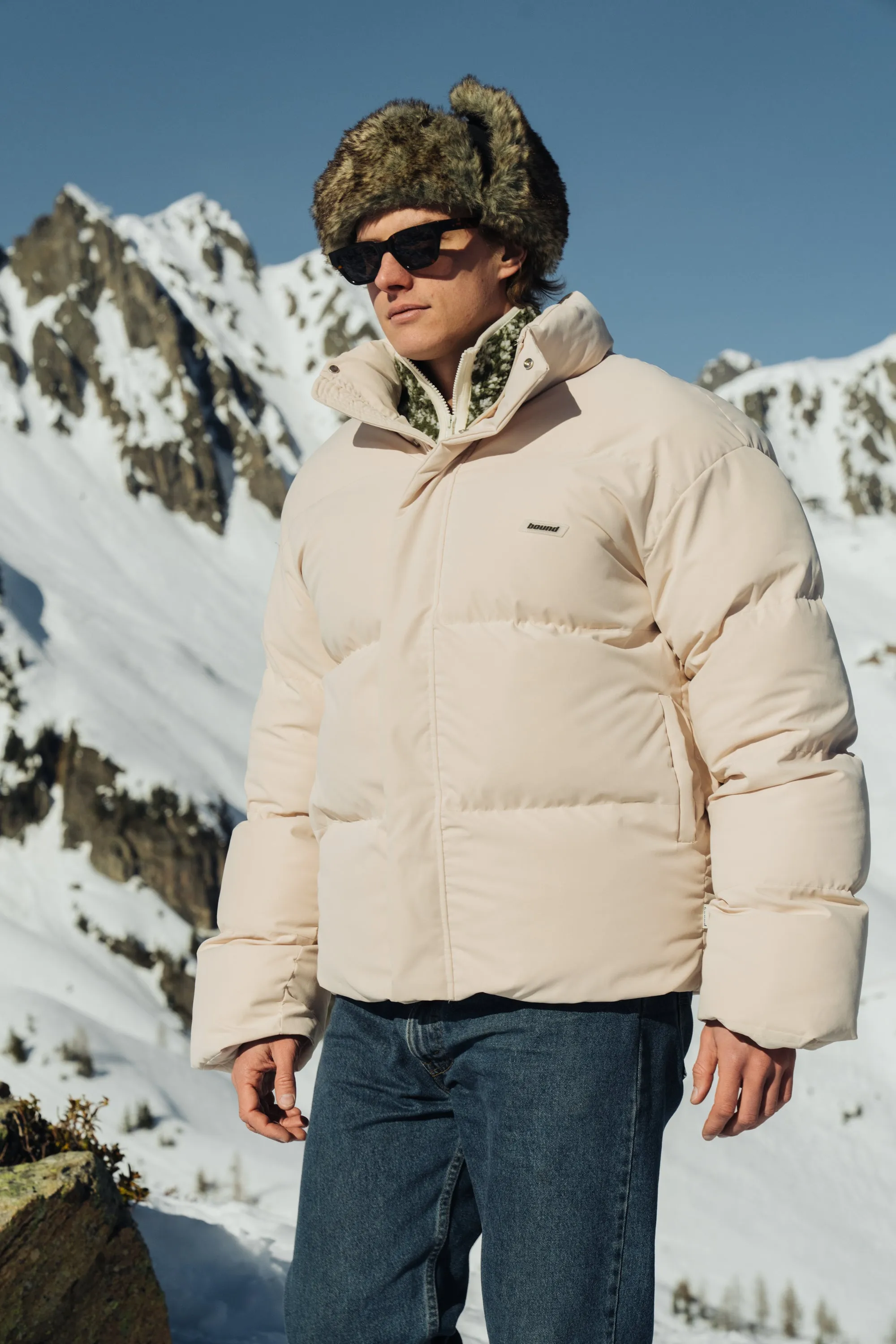 ARCTIC PADDED PUFFER COAT - ECRU