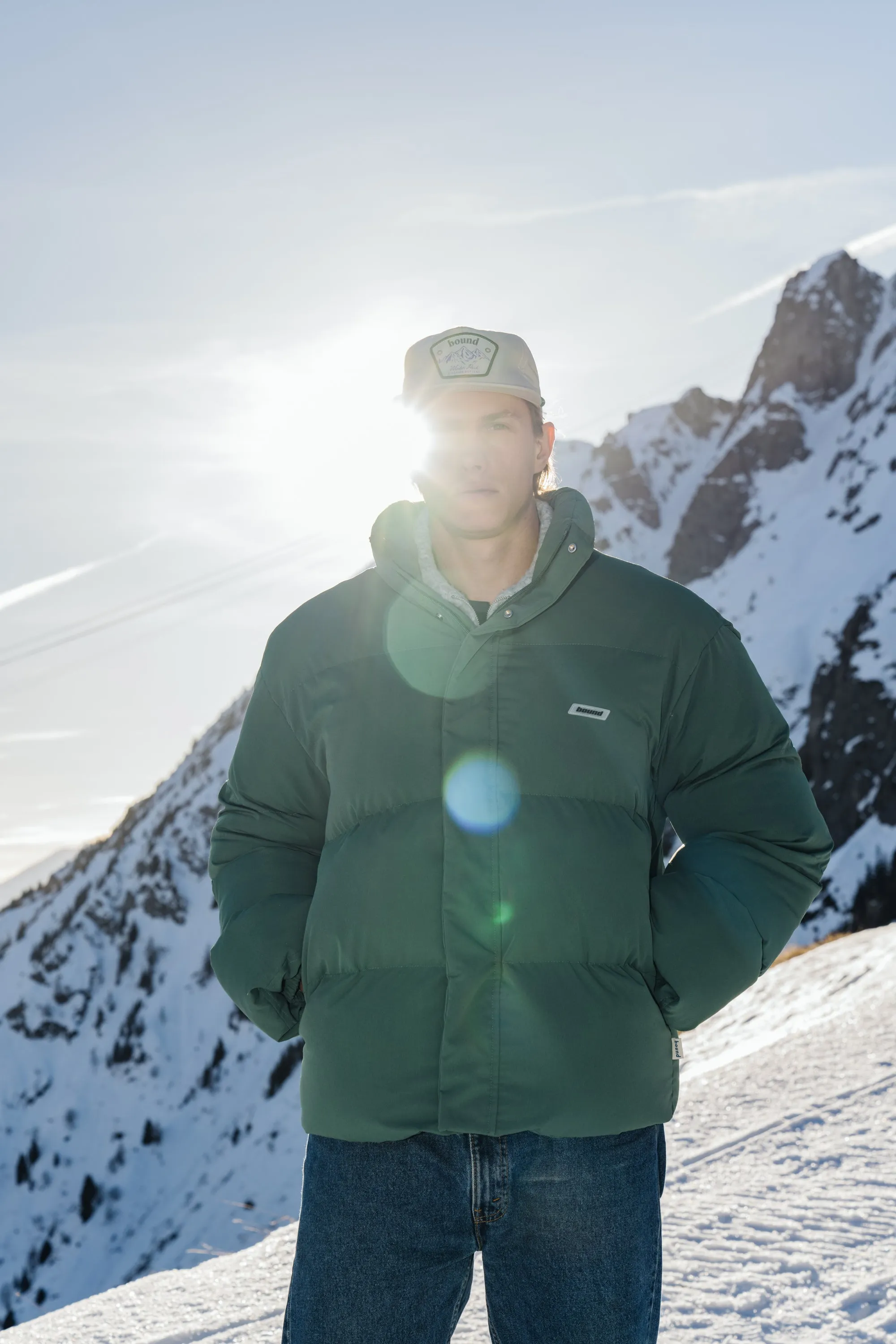 ARCTIC PADDED PUFFER COAT - HUNTER GREEN