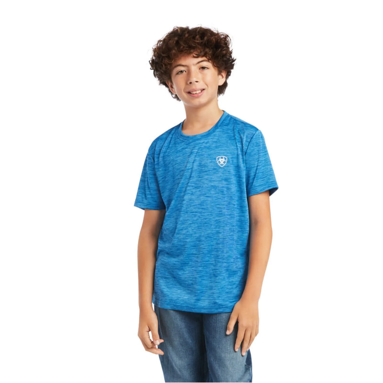 Ariat® Children's Charger Patriotic Rush Of Blue Graphic T-shirt 10040636