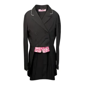 Belle & Bow Shadbelly Show Coat  in Black/Pink - Children's 4