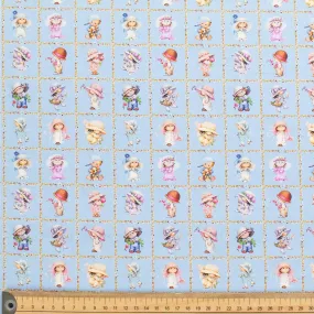 Blue Toddler Sunbonnet Lucy & Friends Cotton Prints