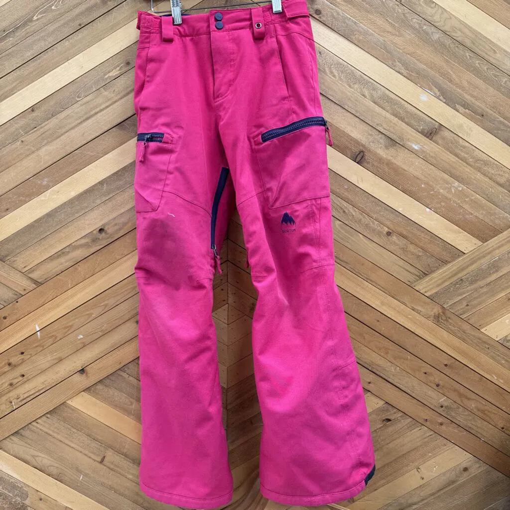 Burton- youth snow pants- MSRP $170: Pink Purple -children-MD Y