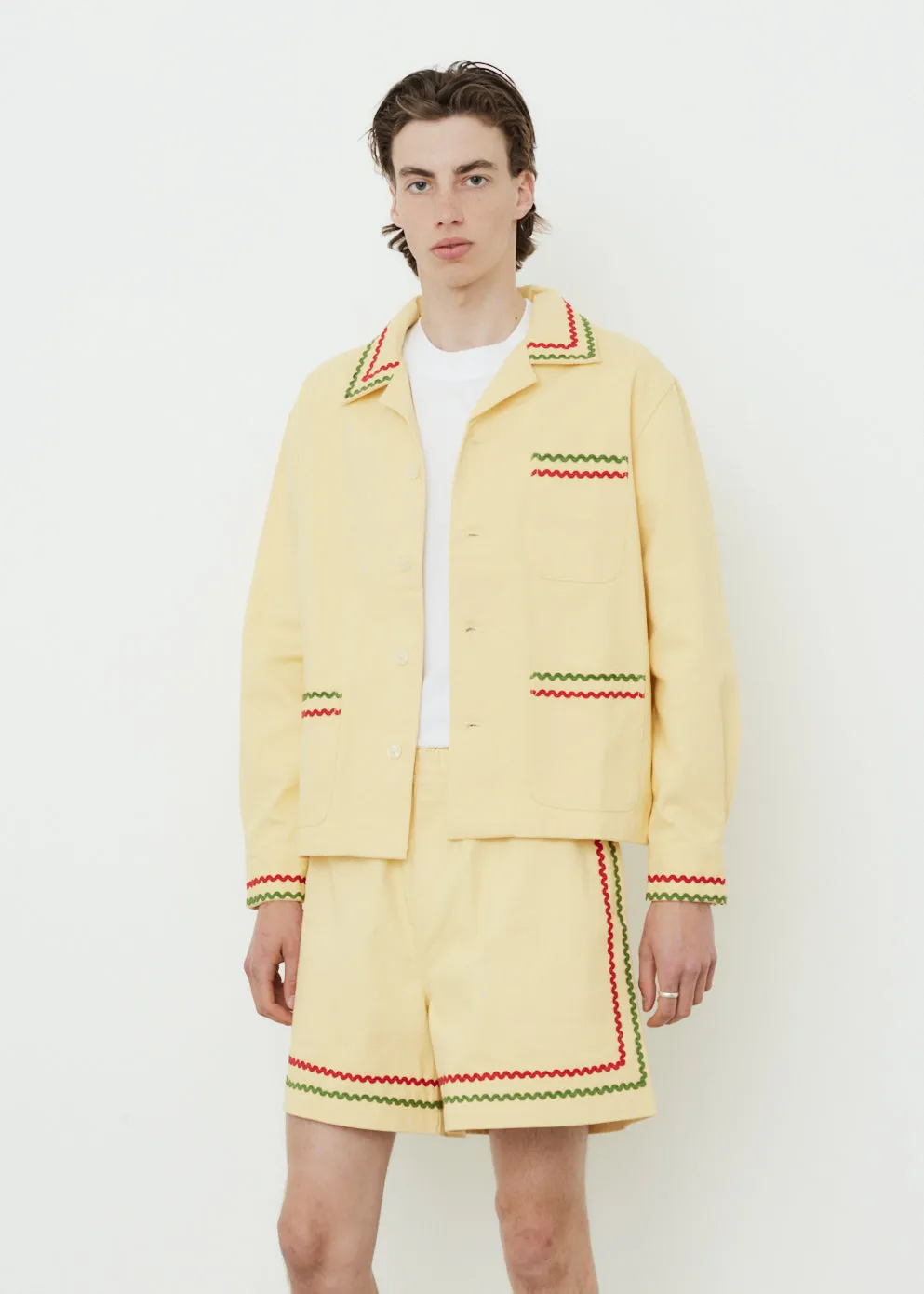 Canary Rickrack Overshirt