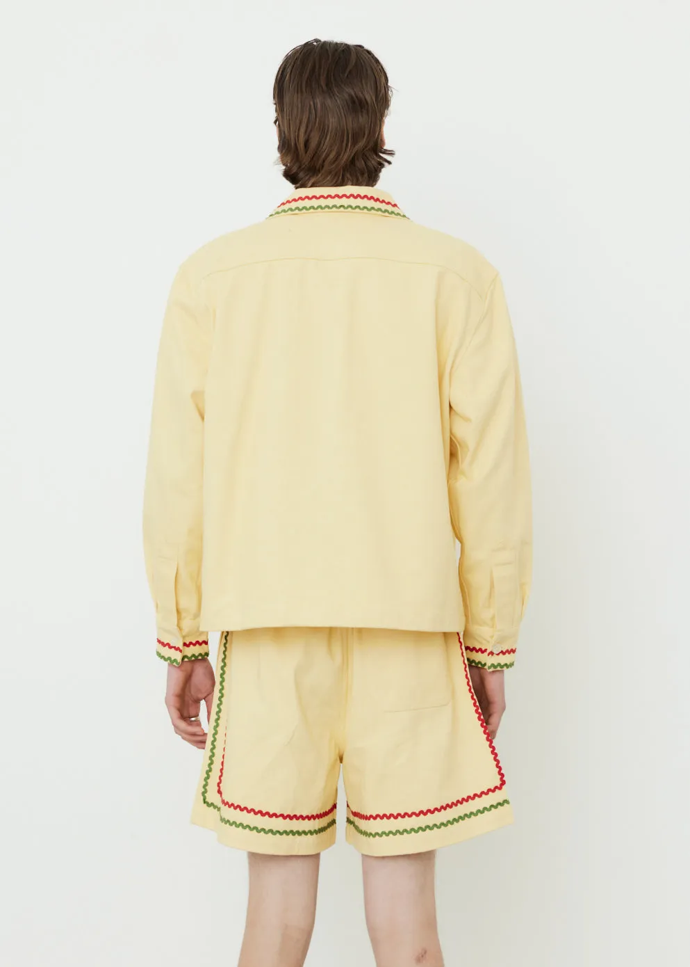 Canary Rickrack Overshirt