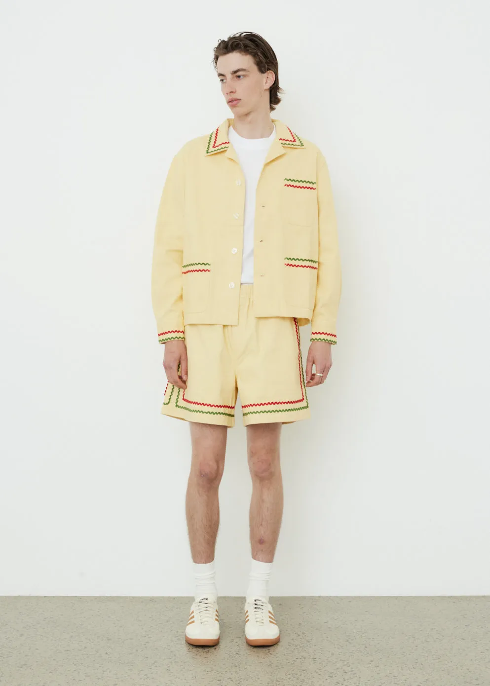 Canary Rickrack Overshirt