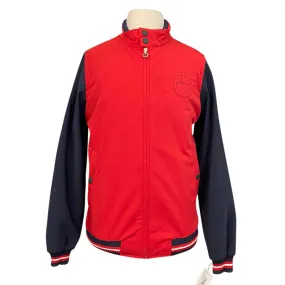 Cavalleria Toscana Varsity Jacket in Red/Navy - Children's 12