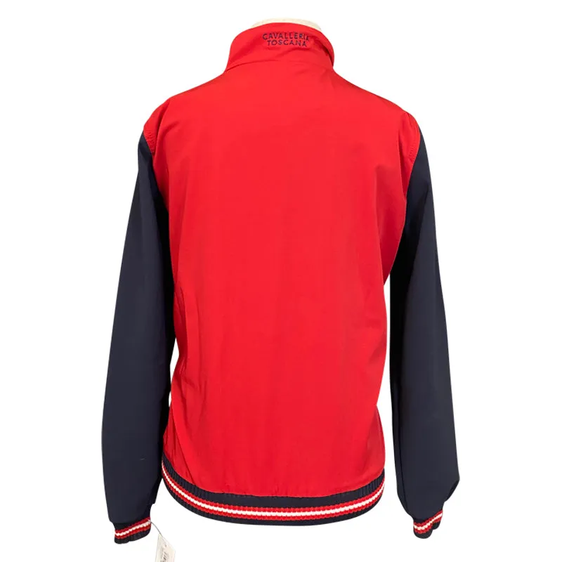 Cavalleria Toscana Varsity Jacket in Red/Navy - Children's 12