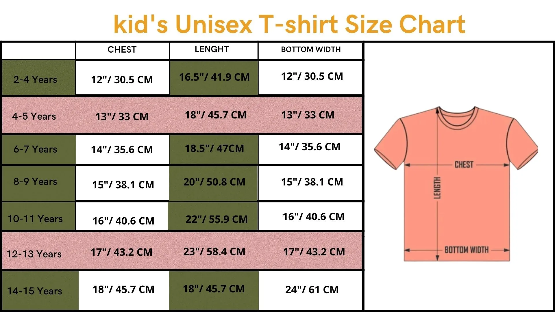 Children's Cotton T-Shirts for Toddlers and Little Kids