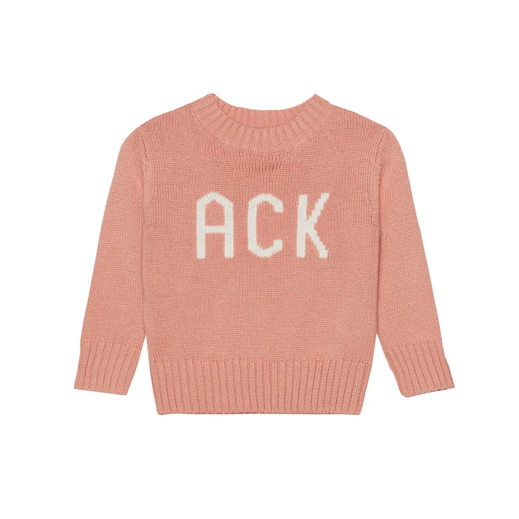 Children’s Nantucket 'ACK' Crewneck Sweater