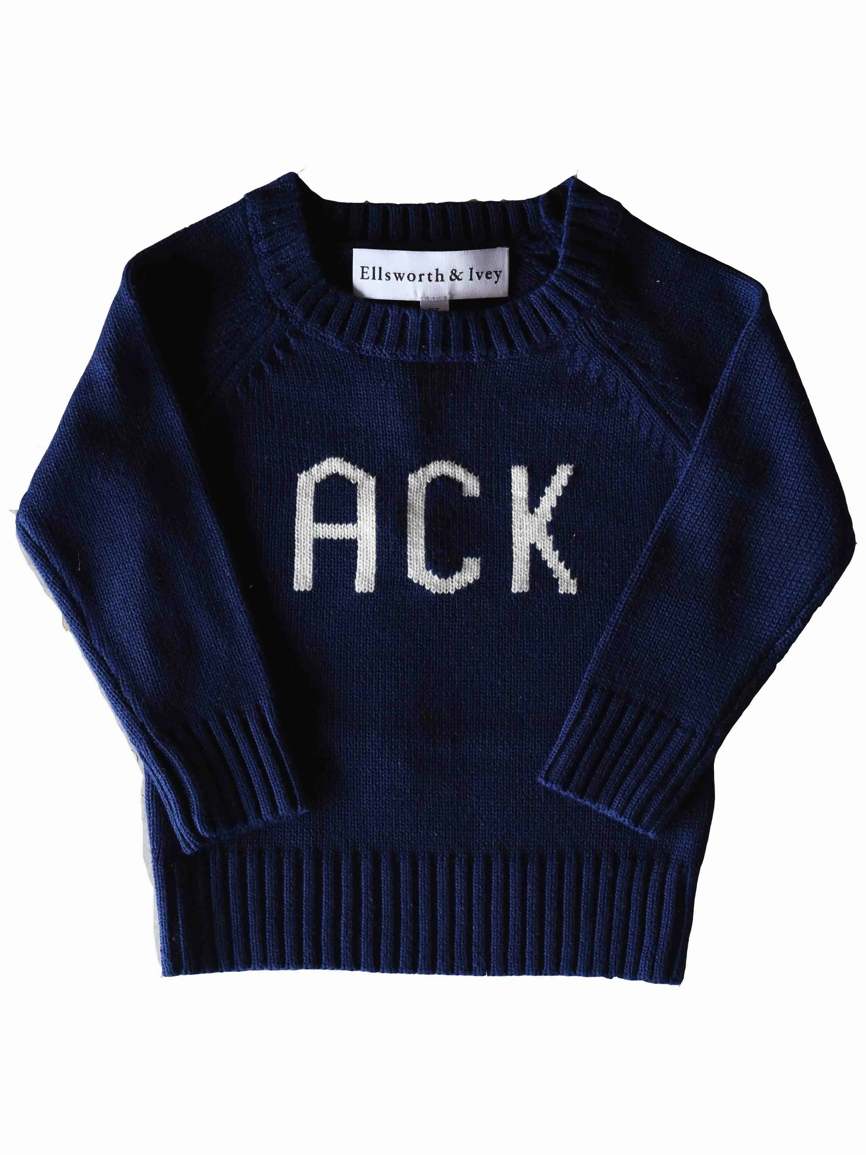 Children’s Nantucket 'ACK' Crewneck Sweater