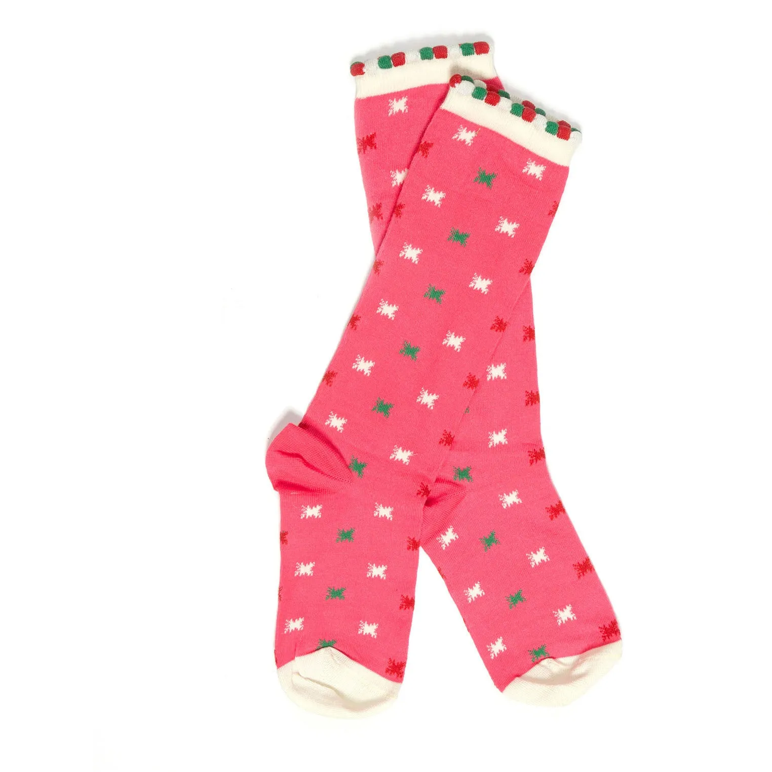 Children's Socks - Pink Neon Star