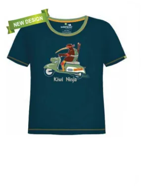 Children's T Shirt Kiwi Ninja