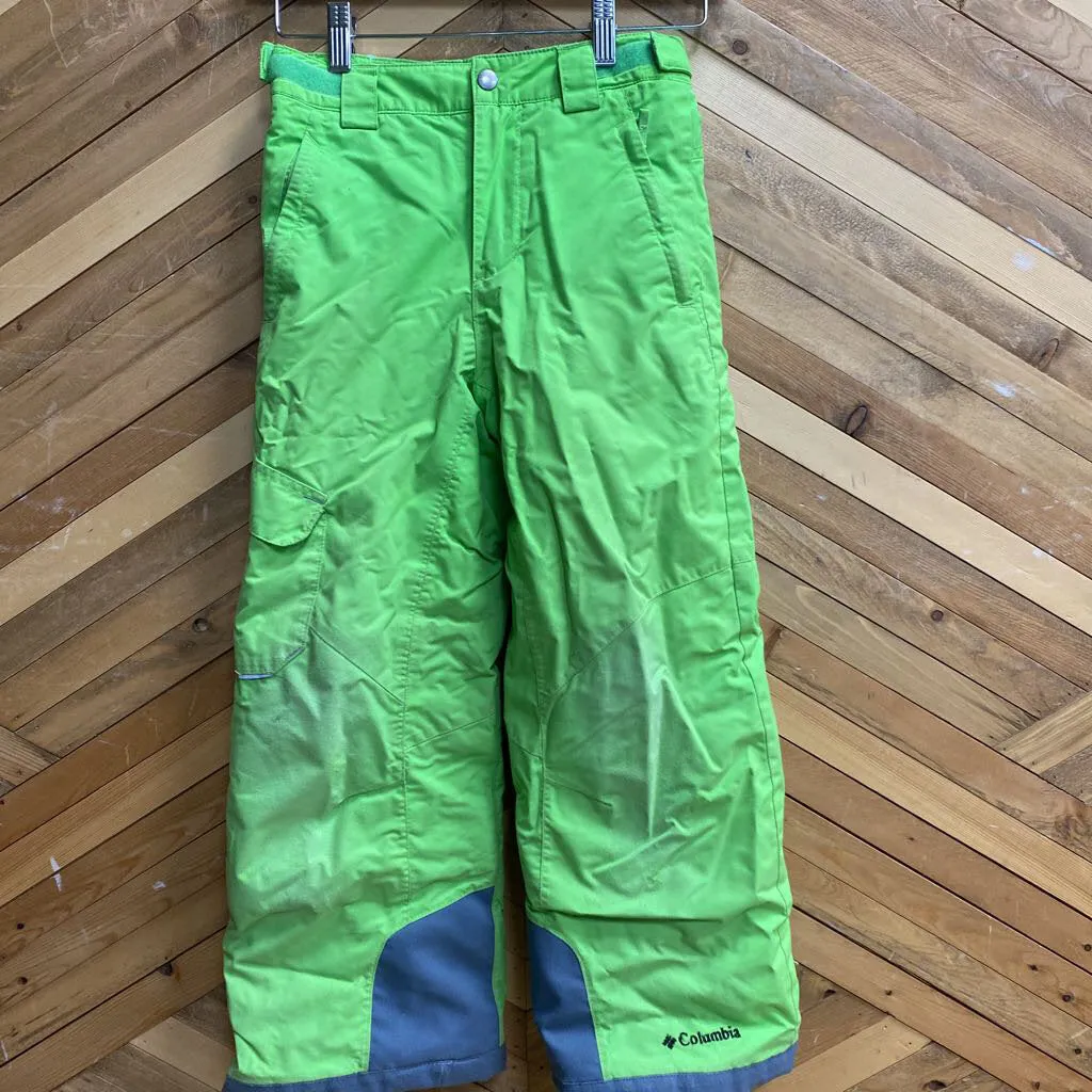 Columbia- Bugaboo snow pants- MSRP $118: Lime Green -children-SM Y