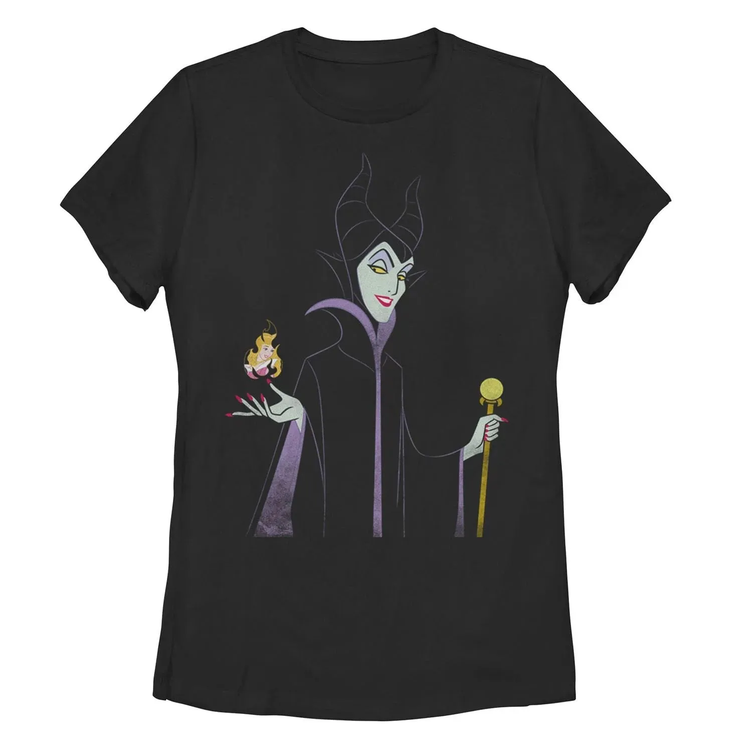 Disney Children's T-Shirt "Sleeping Beauty Maleficent and Aurora Flame" Disney