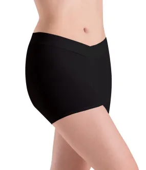 Ditto Dancewear V-Waist Children's Jazz Shorts - Nylon Lycra"