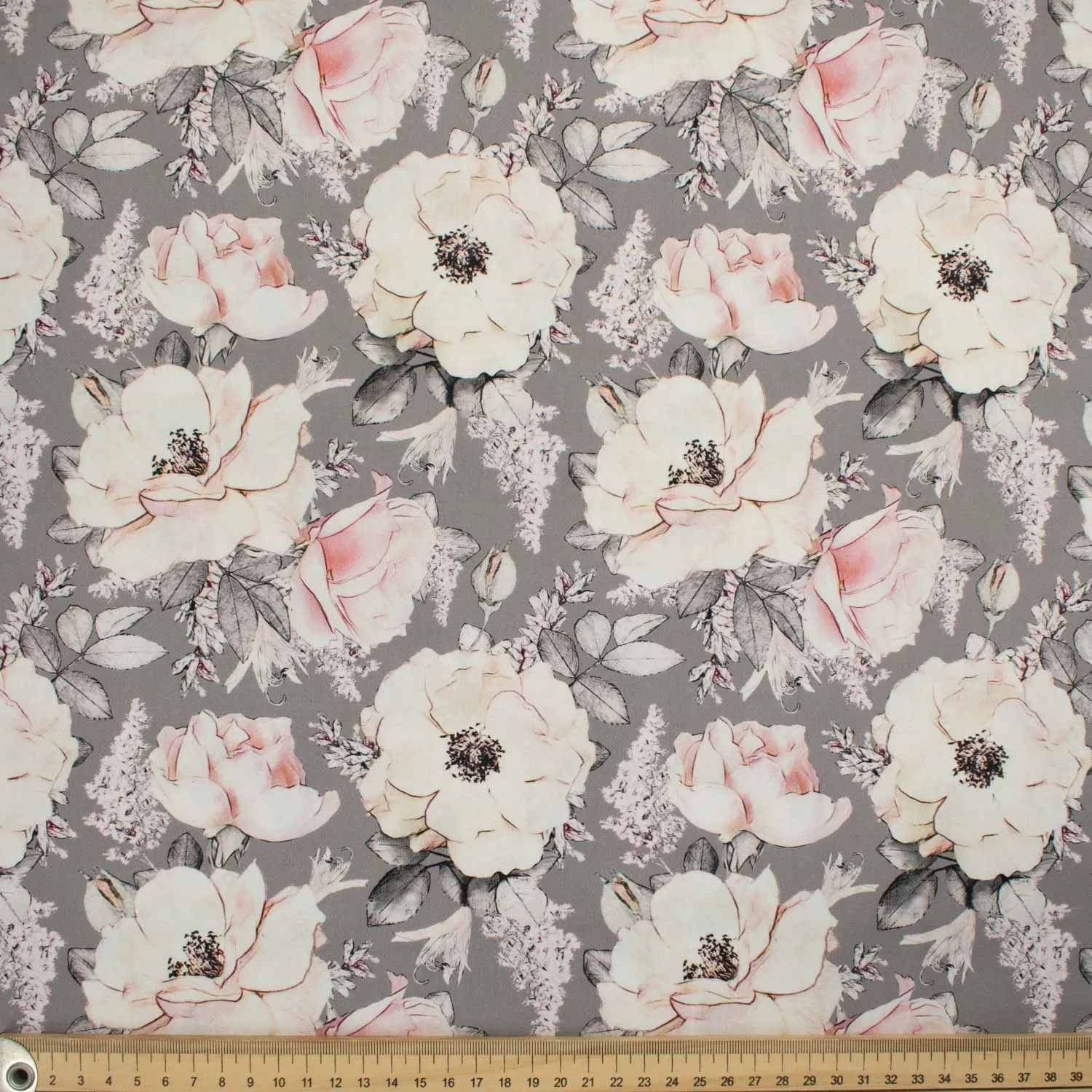 Flowers Collection 01 Pastel Roses Cotton Prints