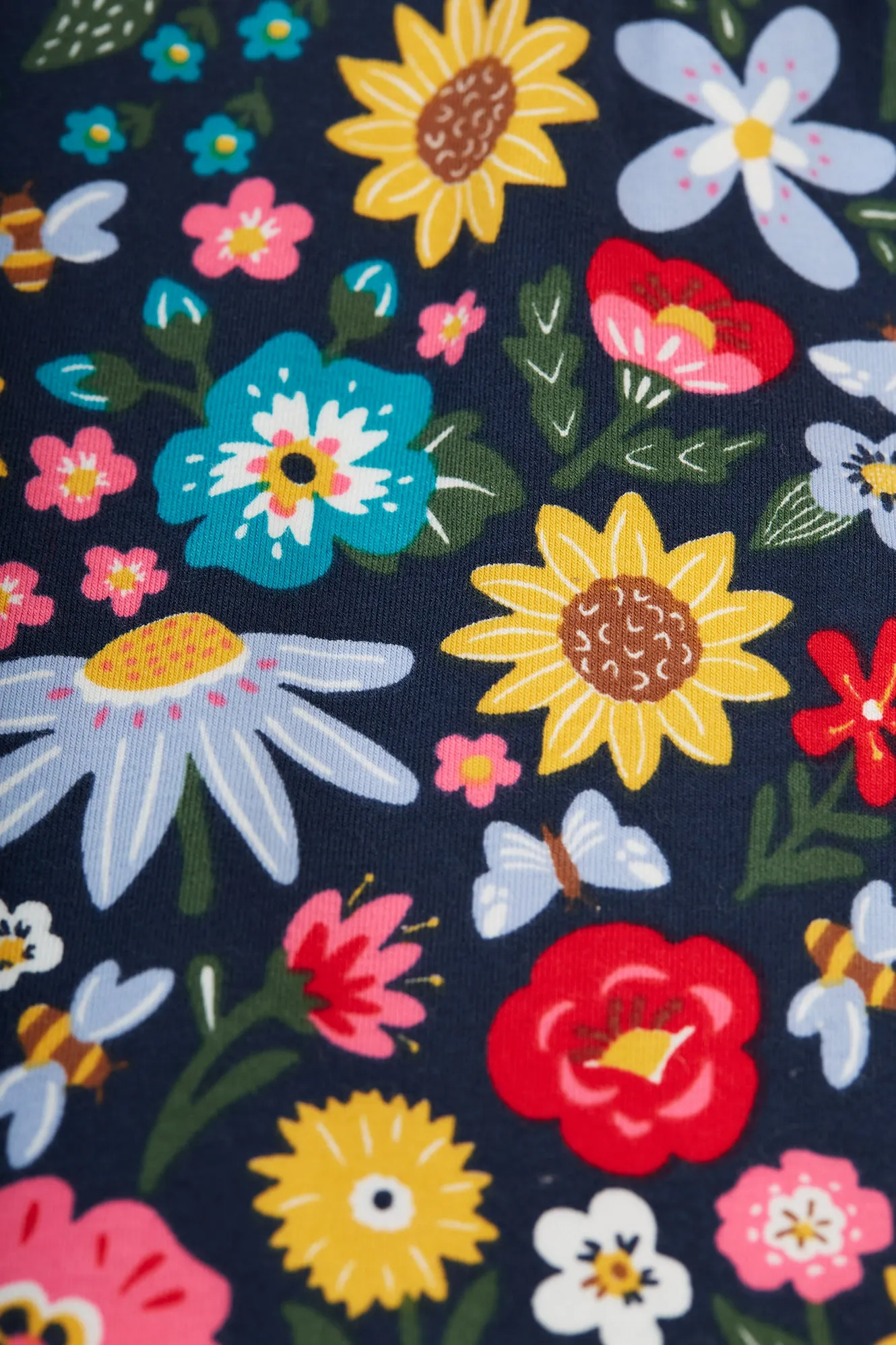 Frugi Spring Skort Indigo Pollinators