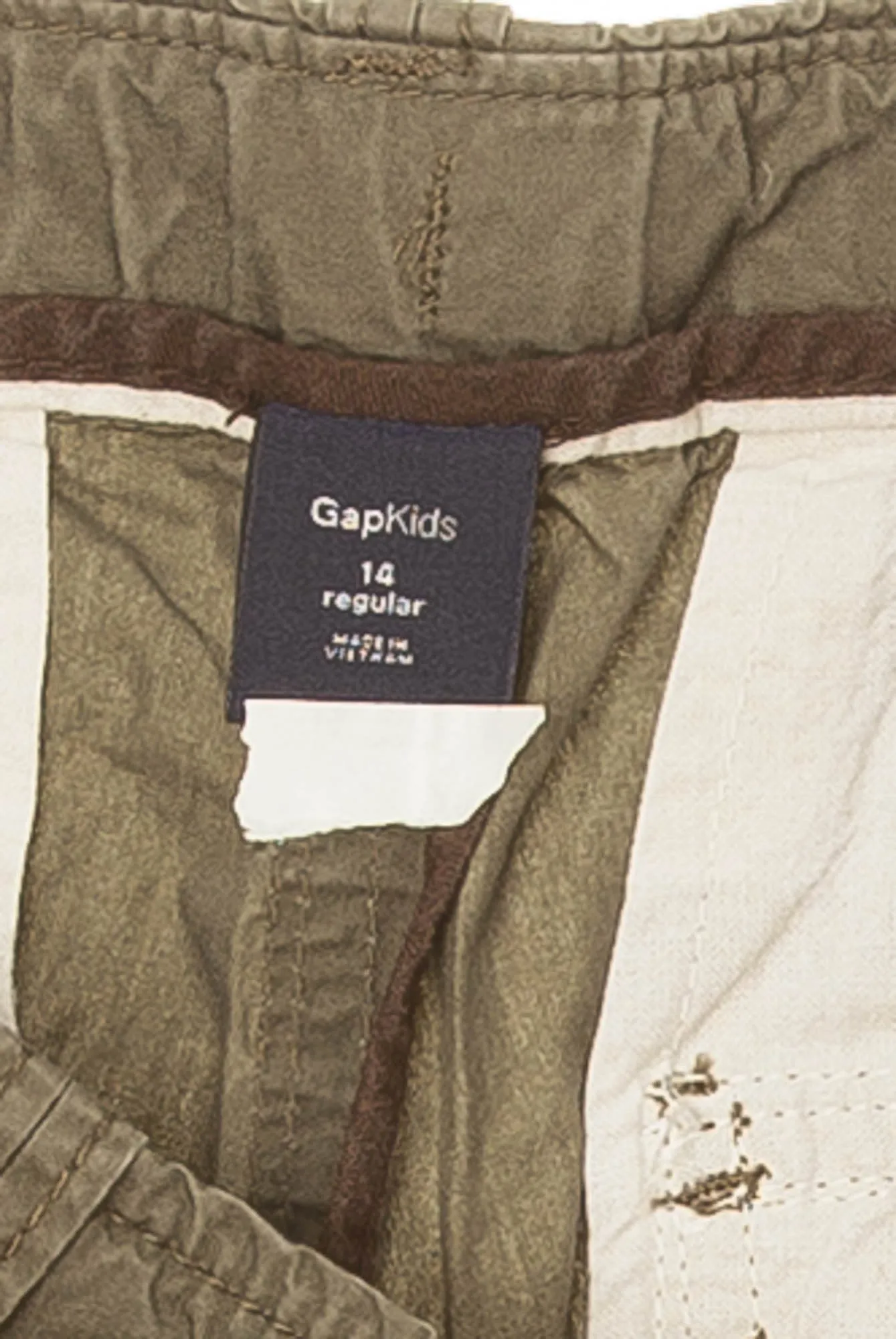 GapKids - Olive Green Cargo Shorts - 14