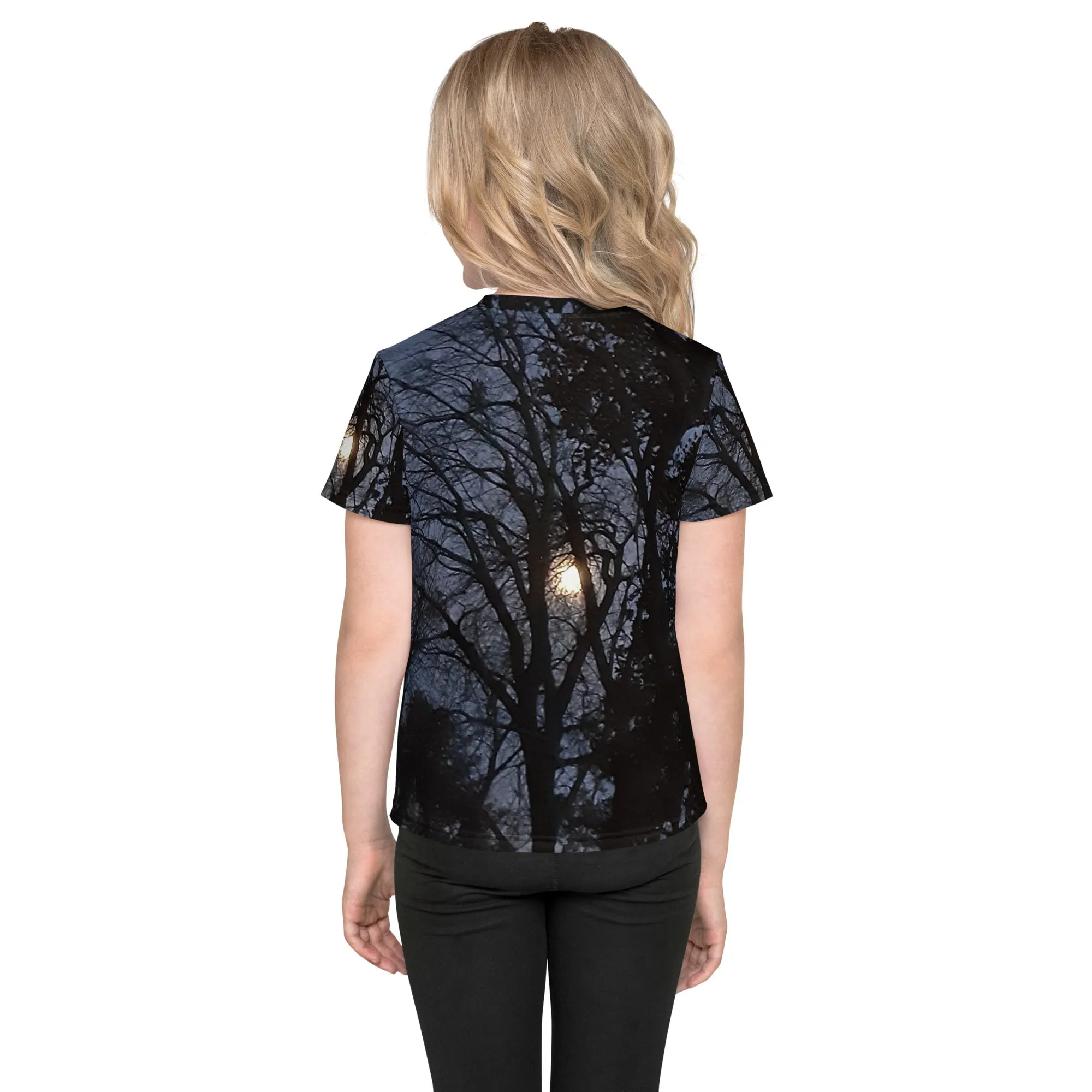 GG - Children's crew neck t-shirt - Trees & Moon