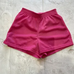 Girls Bottoms | Mesh Shorts- Hot Pink | Dori Creations