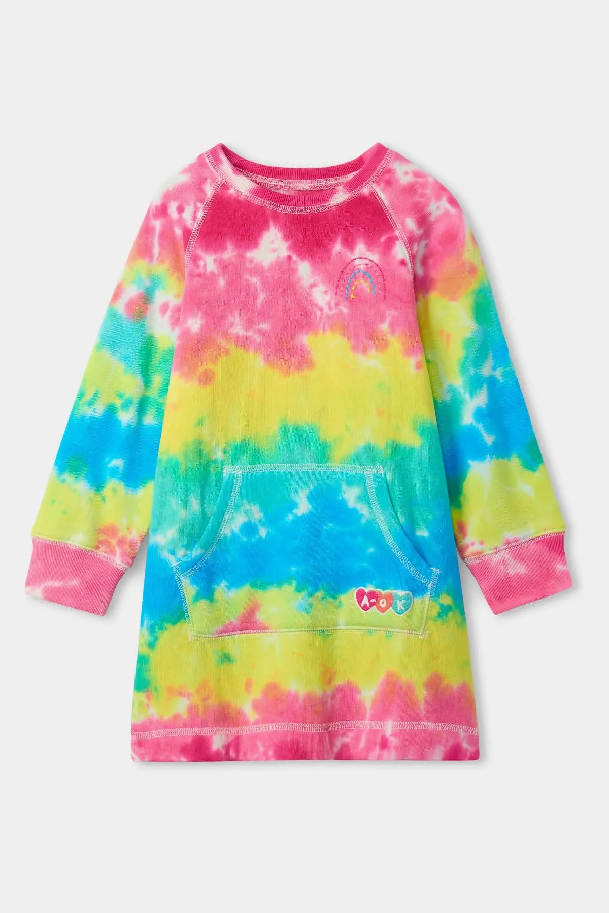 Girls Dress Hatley Rainbow Tie Dye