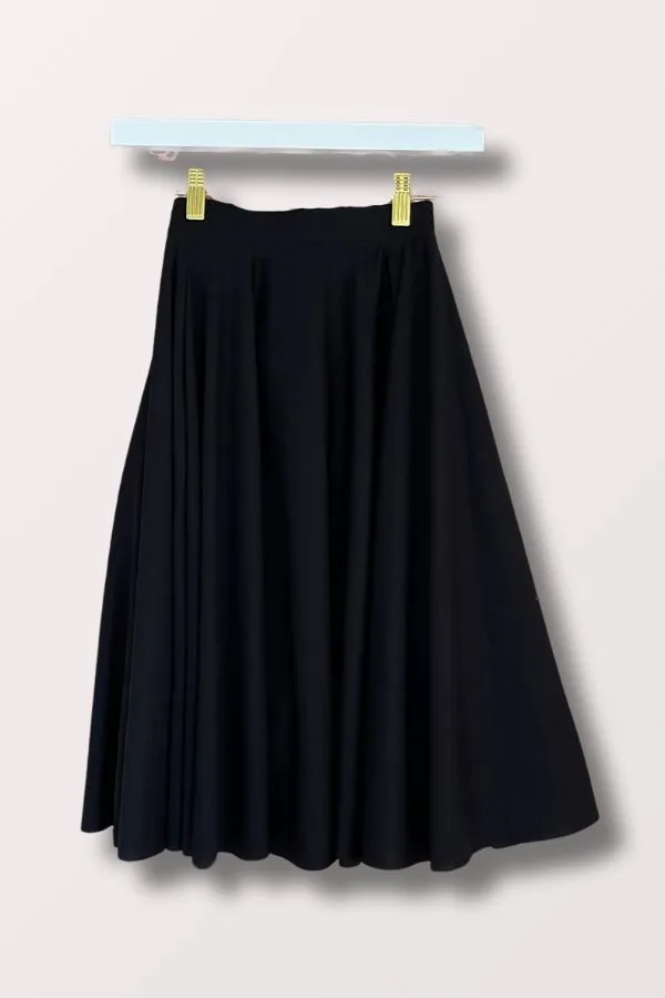 Girls Praise Dance Circle Skirt - Black