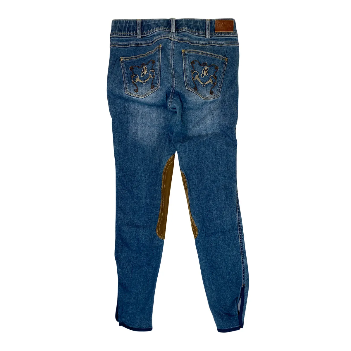 Goode Rider Jean Knee Patch Breech in Denim - Children's 16