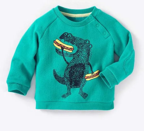 Hungry Hungry Dino Kids Cotton Sweatshirt