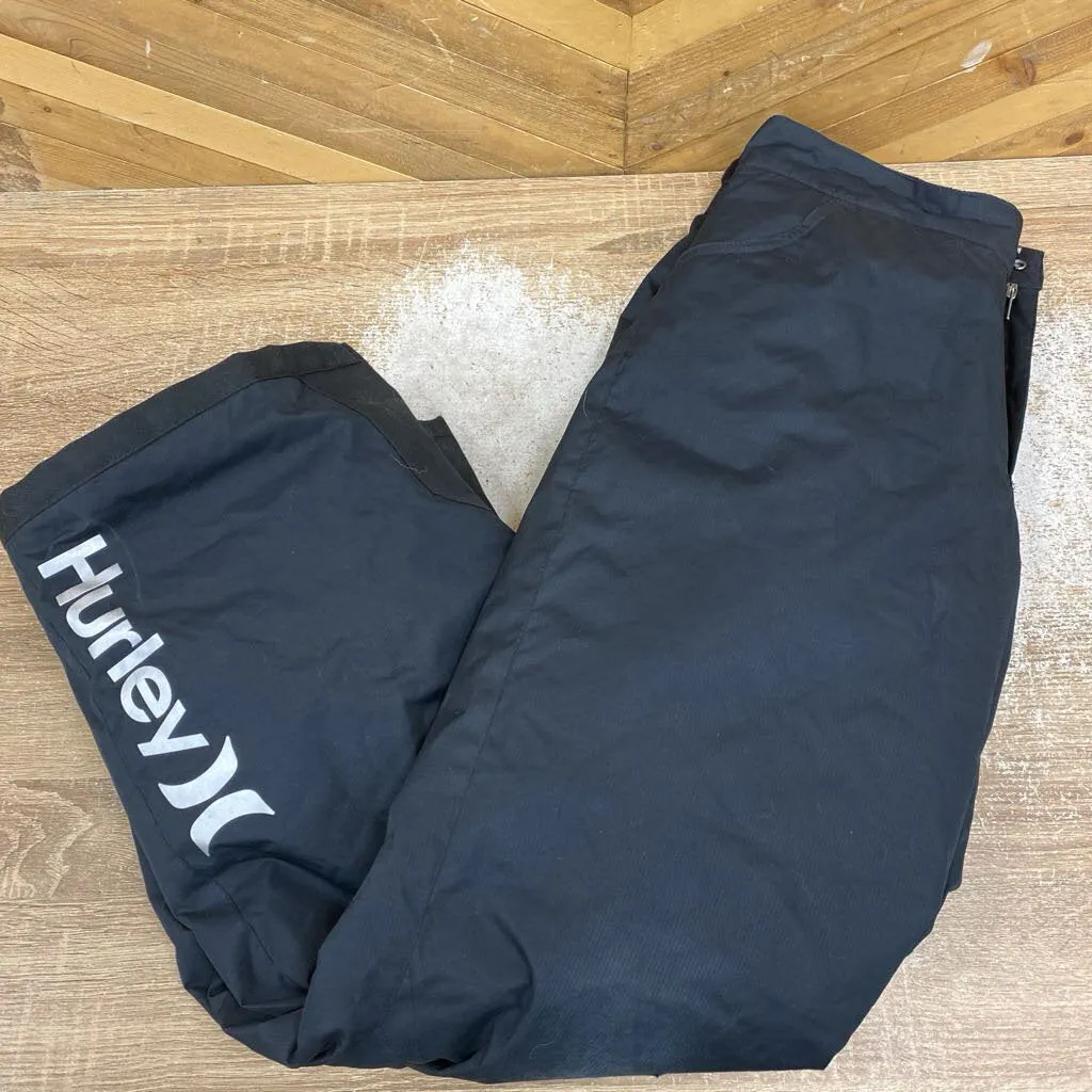 Hurley- Youth Snow Pants- MSRP compared $140: black -children-XL