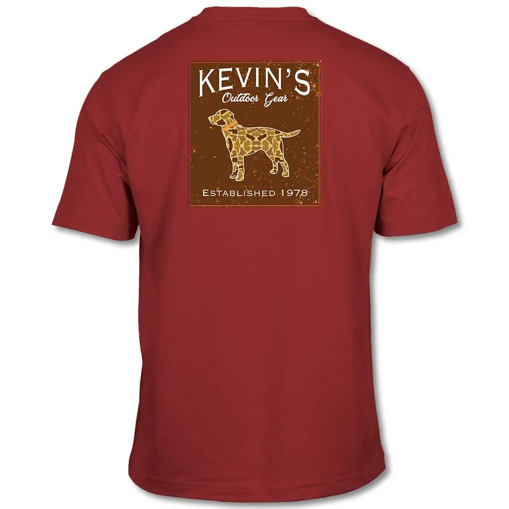 Kevin's Kids Camo Dog Short Sleeve T-Shirt