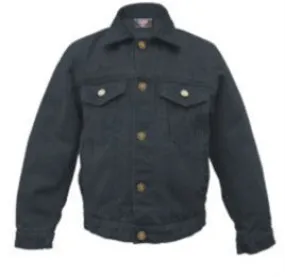 Kid's 14 oz. Black Denim Jacket