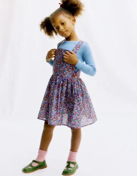 Kiki Dungaree Set Children's Sewing Pattern, Liberty Fabrics