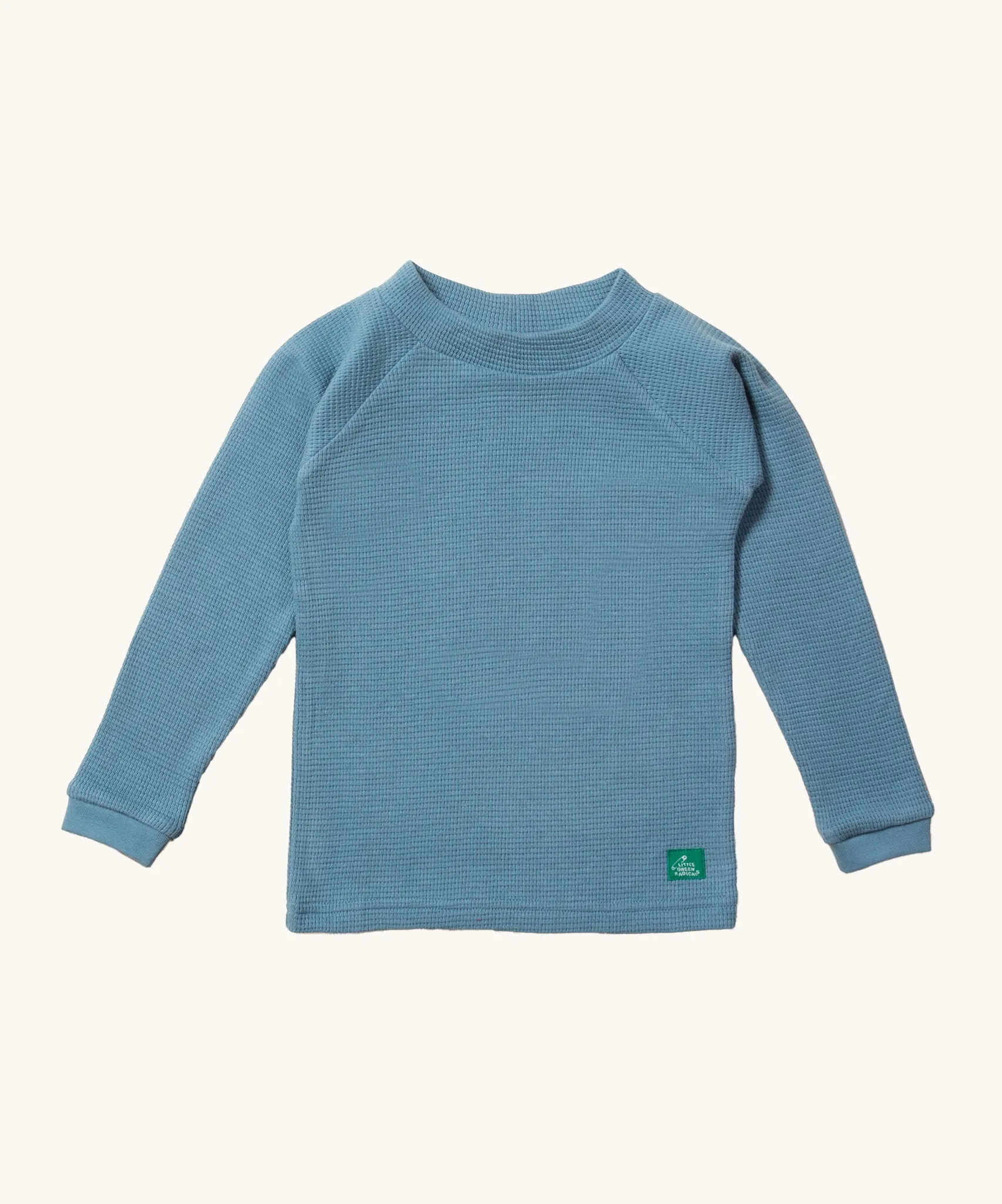 LGR Long Sleeve Waffle Top - Dreamy Blue