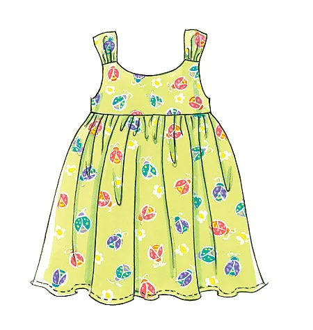 M6017 Toddlers'/Children's Tops, Dresses, Shorts And Pants