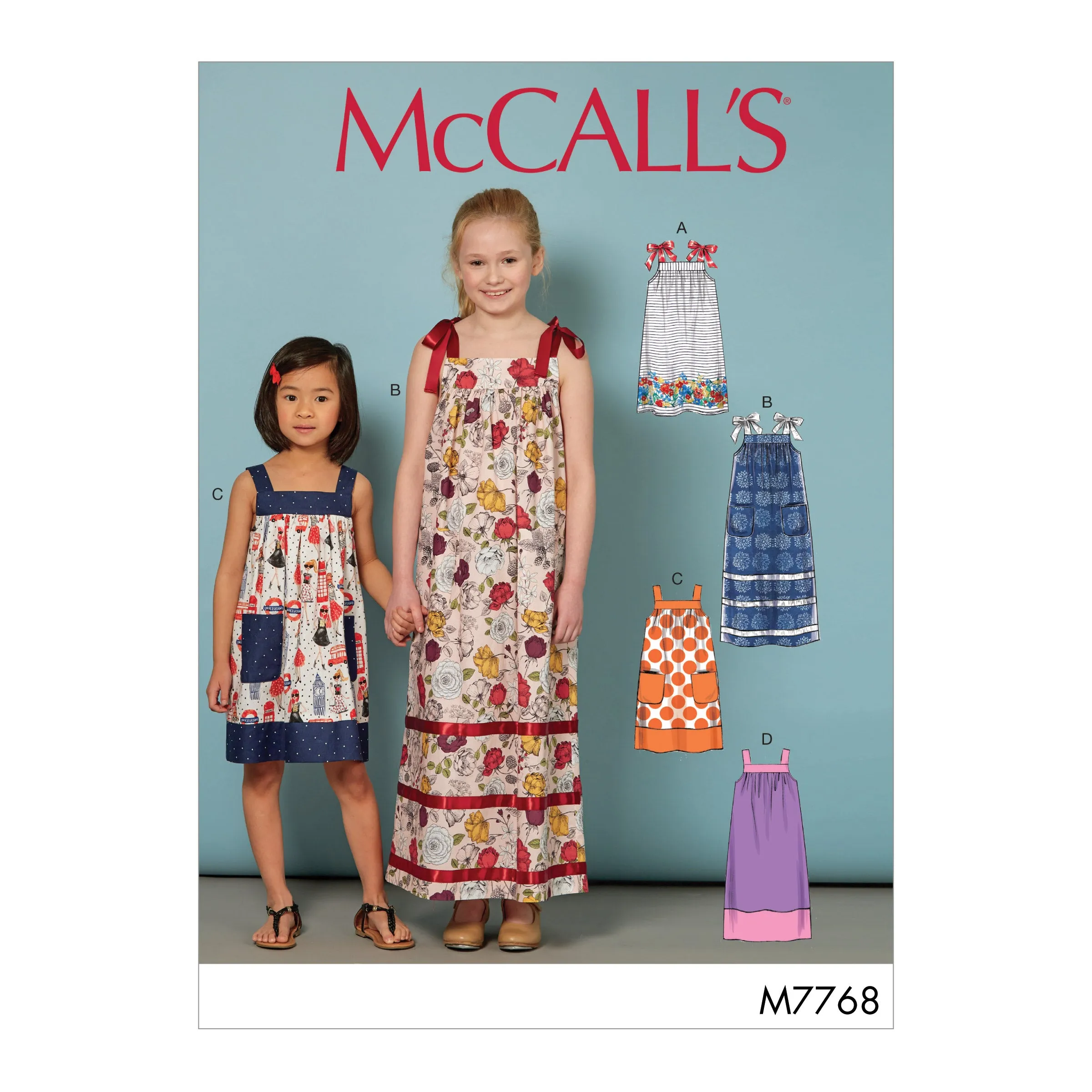 M7768 Children's/Girls' Dresses