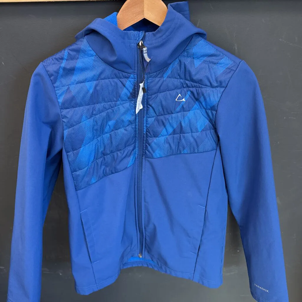 Paradox- Fleece lined shell jacket: Blue -children-XL Y