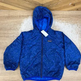 Patagonia- nano puff reversible hooded jacket-MSRP compared $129 : Blue -children-3T