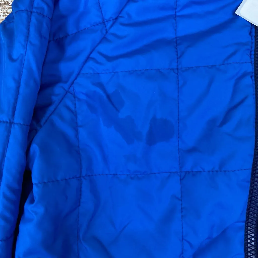 Patagonia- nano puff reversible hooded jacket-MSRP compared $129 : Blue -children-3T