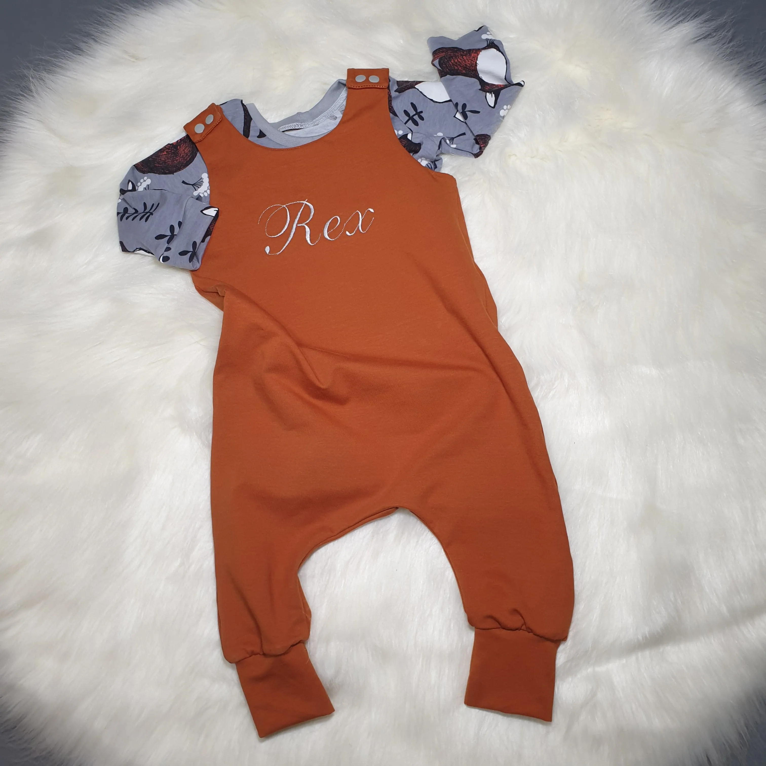 Personalised Baby & Toddler Outfit | Dungarees