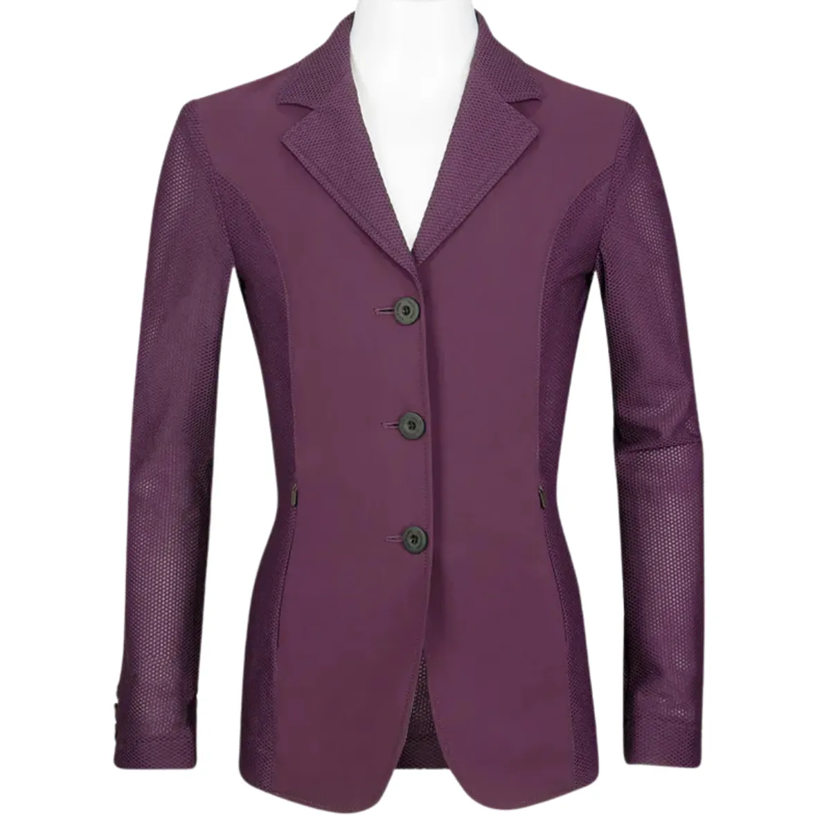 RJ Classics 'Harmony' Jr. Mesh Show Jacket in Dark Berry - Children's 20R