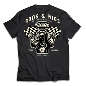 Rods & Rigs Charity Tee, Black