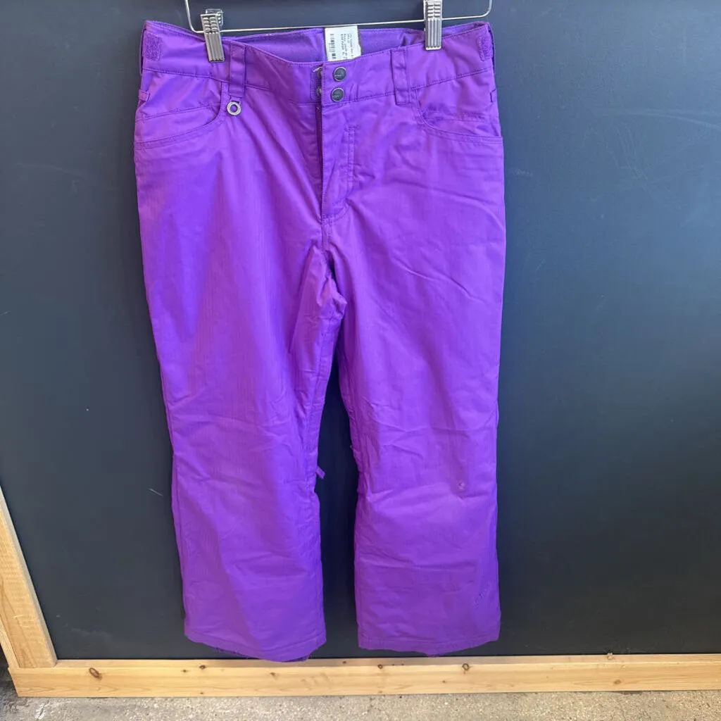 Roxy- youth ski pants- MSRP $135: Purple -children-XL Y