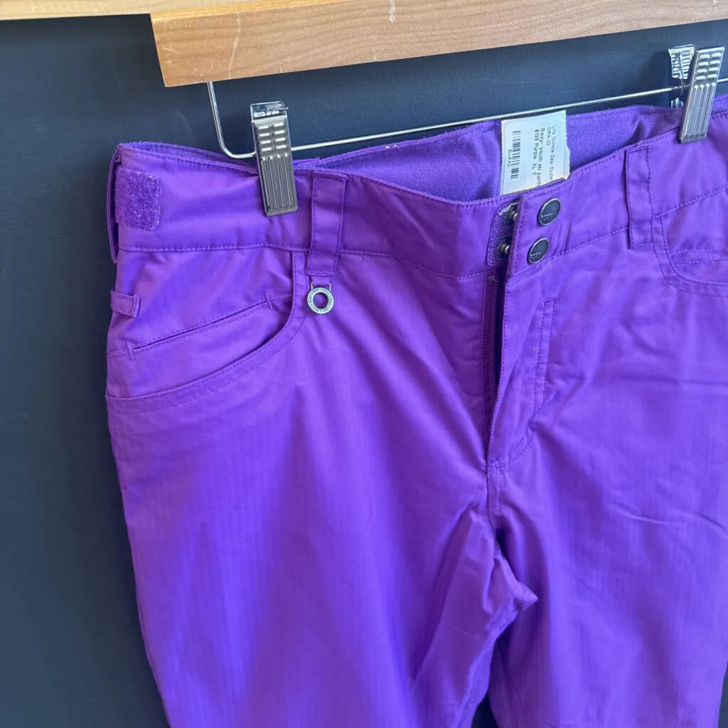 Roxy- youth ski pants- MSRP $135: Purple -children-XL Y