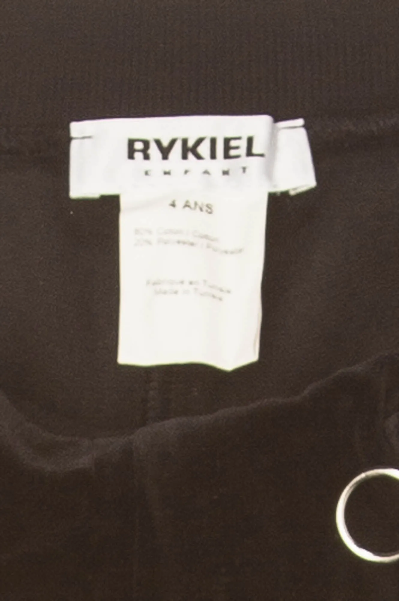 Rykiel Enfant - Black Pants with Zippers - 4A