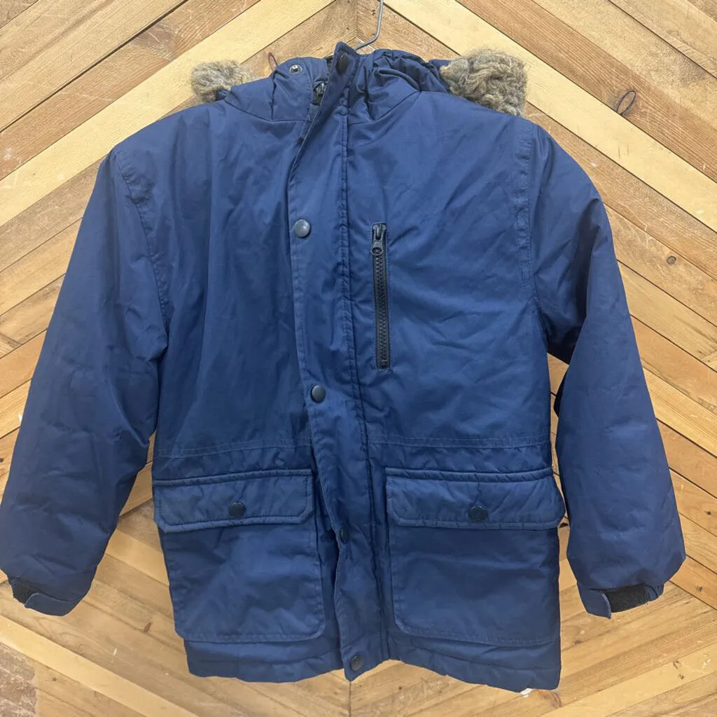 Sequoia- Insulated winter parka: Navy -children-7Y