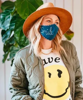 Smile Denim Mask