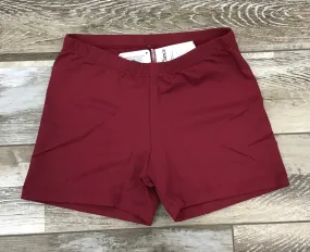 So Danca - High Waisted Shorts (Alli/Allison) - Child/Adult (SL83/SL82) - Burgundy (GSO)