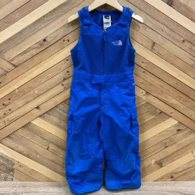 The North Face - Children's Fleece Bibbed Snow Pants - MSRP $110: Blue -children-2T