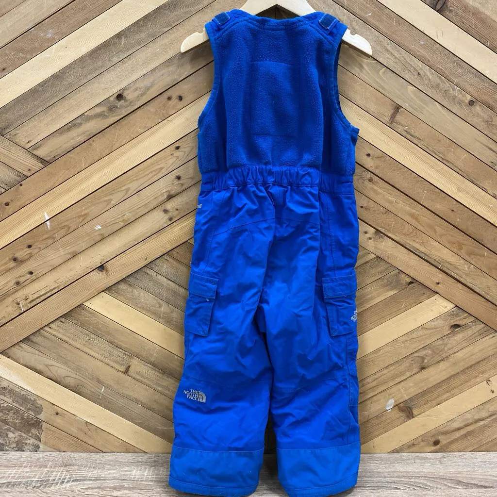 The North Face - Children's Fleece Bibbed Snow Pants - MSRP $110: Blue -children-2T